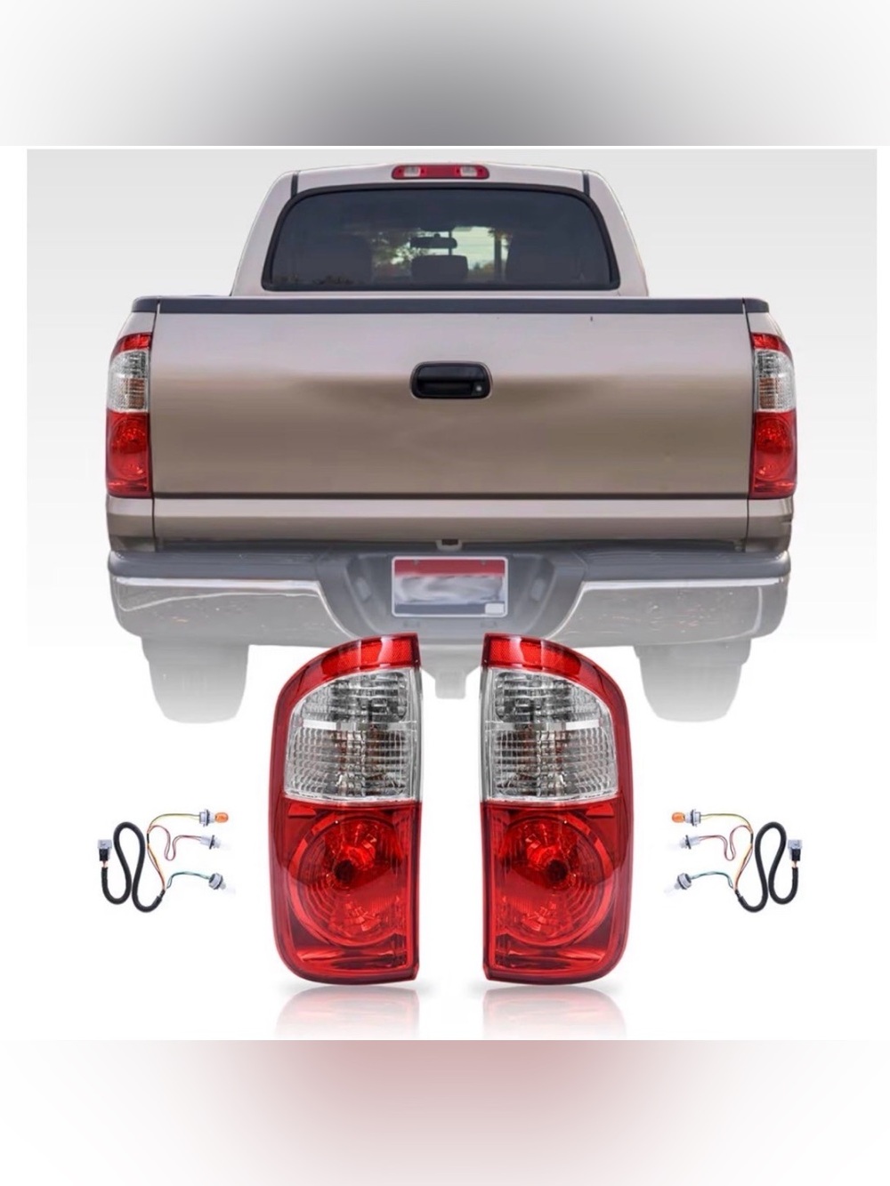 Tail Light Assembly Compatible with 2004-2006 Toyota Tacoma